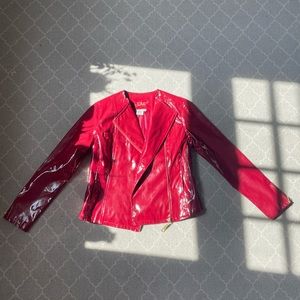Vintage Live a Little Red Jacket Size Small